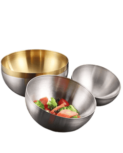 Korean Salad Bowl Stainless Steel